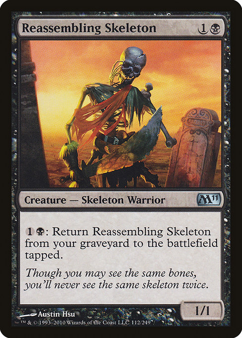 Reassembling Skeleton - Magic 2011 Uncommon Card