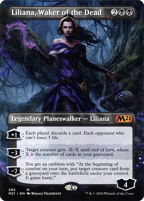 Liliana, Waker of the Dead - Core Set 2021 Mythic Card