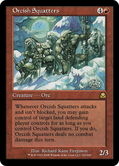 Orcish Squatters - Masters Edition II Rare Card