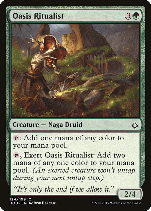 Oasis Ritualist - Hour of Devastation Common Card