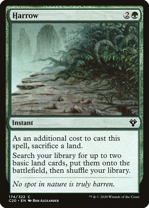 Harrow - Commander 2020 Common Card