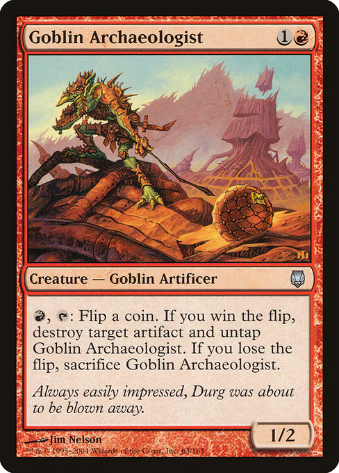 Goblin Archaeologist - Darksteel Uncommon Card