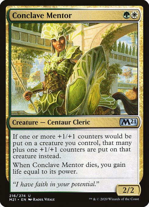 Conclave Mentor - Core Set 2021 Uncommon Card