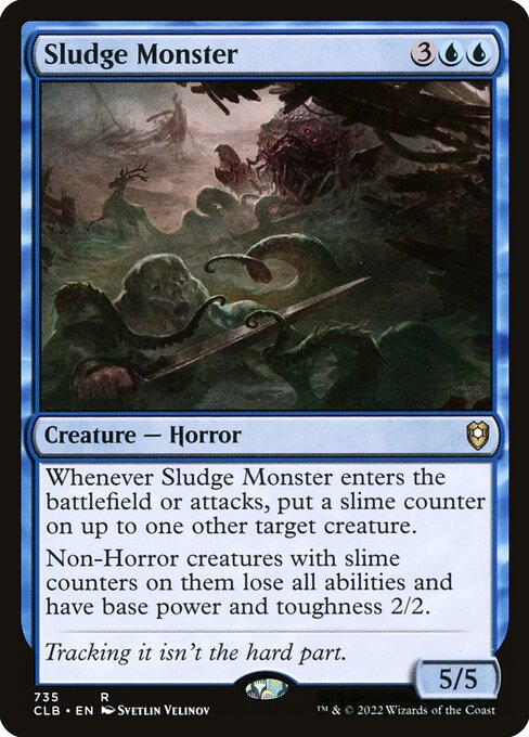 Sludge Monster - Commander Legends: Battle for Baldur's Gate Rare Card