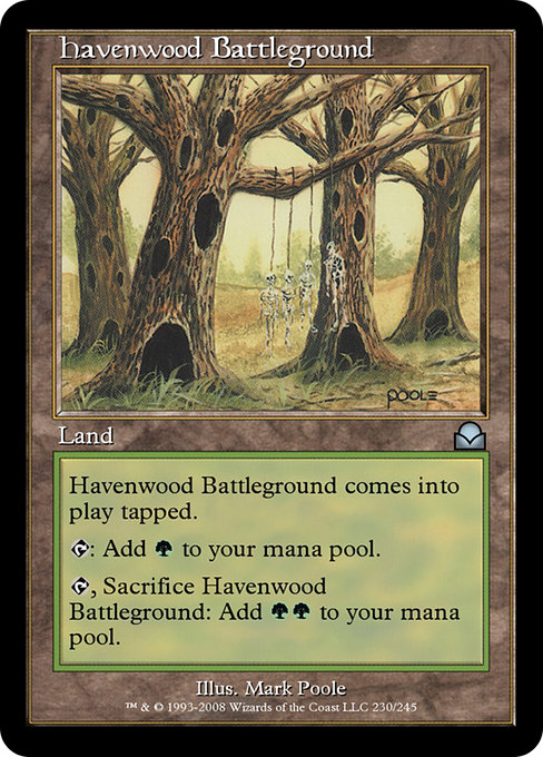 Havenwood Battleground - Masters Edition II Uncommon Card