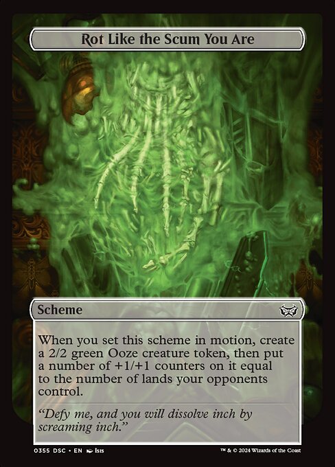 Rot Like the Scum You Are - Duskmourn: House of Horror Commander Common Card