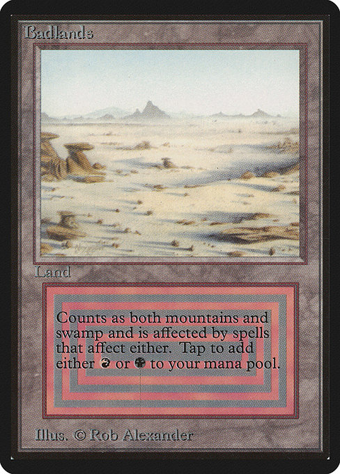 Badlands - Limited Edition Beta Rare Card