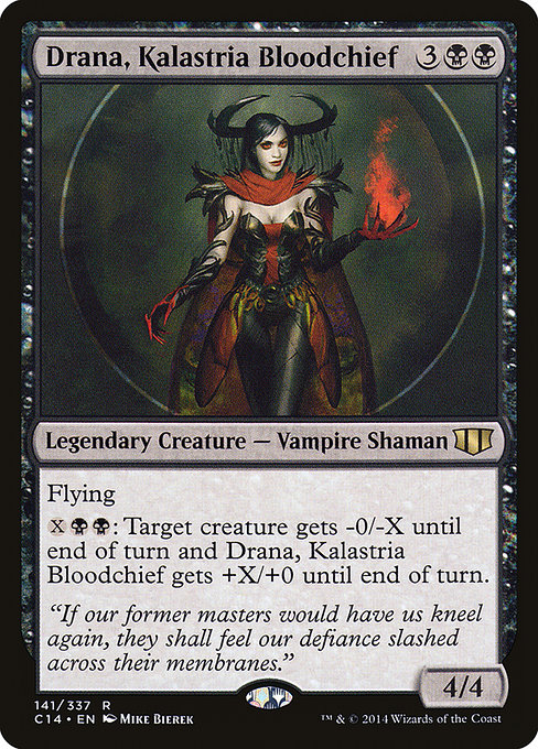 Drana, Kalastria Bloodchief - Commander 2014 Rare Card