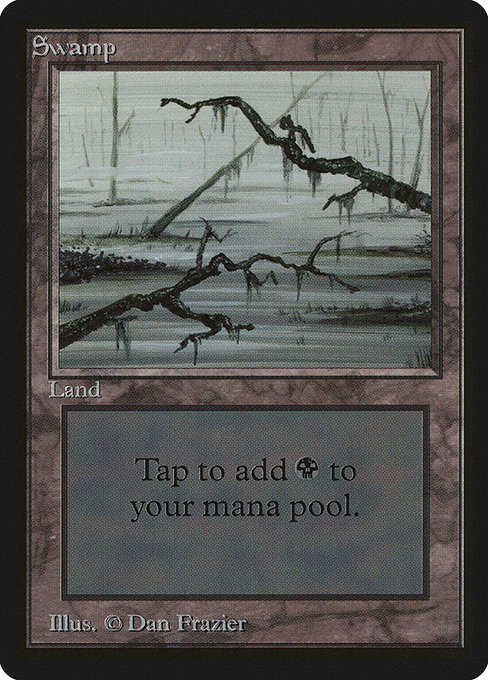 Swamp - Limited Edition Beta Common Card