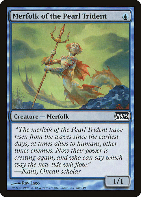 Merfolk of the Pearl Trident - Magic 2013 Common Card