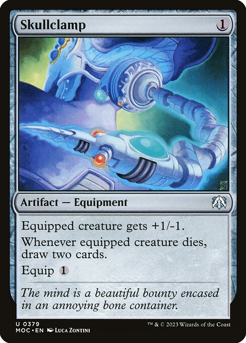 Skullclamp - March of the Machine Commander Uncommon Card