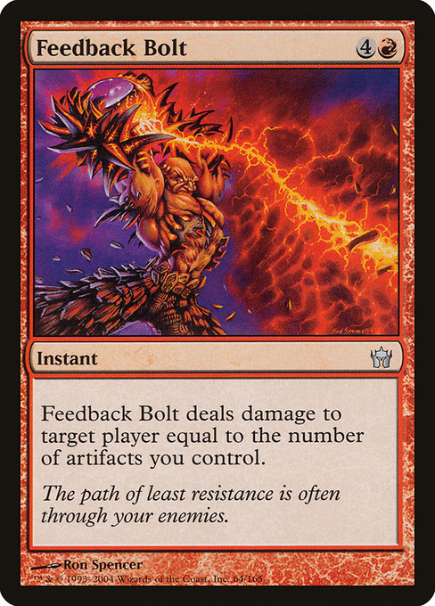 Feedback Bolt - Fifth Dawn Uncommon Card