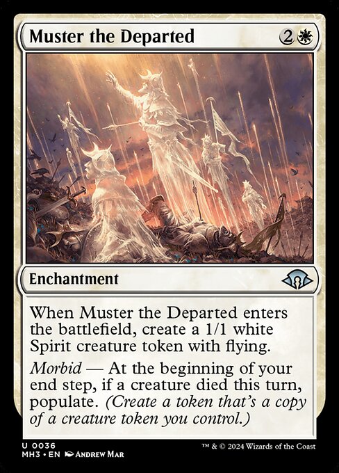 Muster the Departed - Modern Horizons 3 Uncommon Card