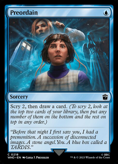 Preordain - Doctor Who Common Card