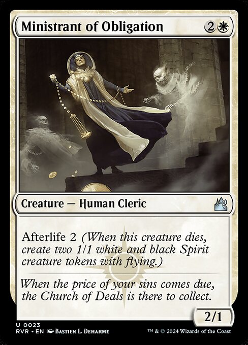 Ministrant of Obligation - Ravnica Remastered Uncommon Card