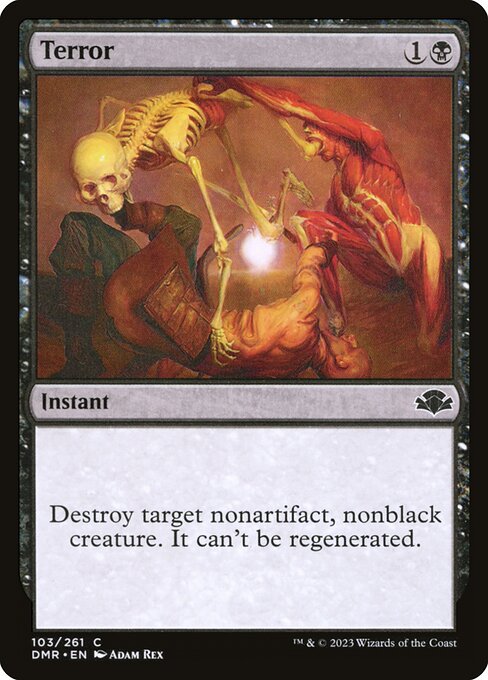 Terror - Dominaria Remastered Common Card