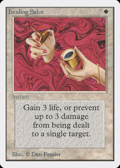 Healing Salve - Unlimited Edition Common Card