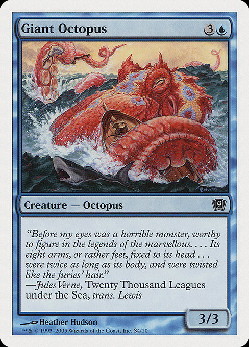 Giant Octopus - Ninth Edition Common Card