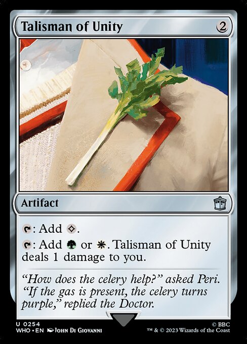 Talisman of Unity - Doctor Who Uncommon Card