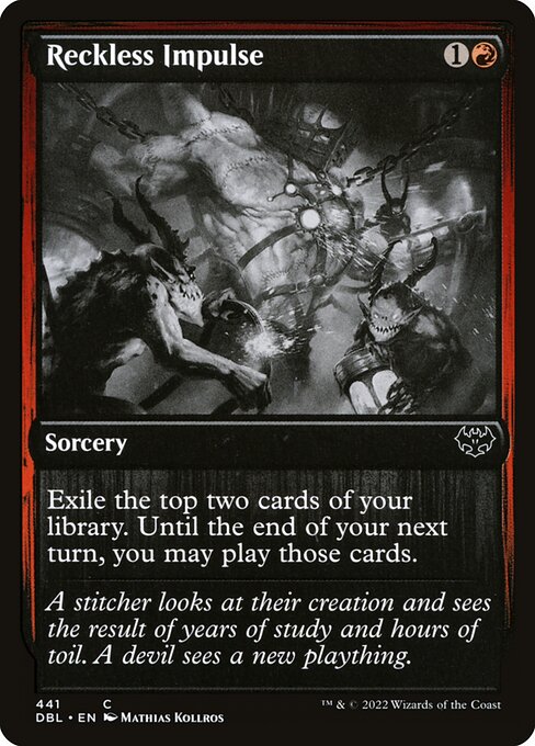 Reckless Impulse - Innistrad: Double Feature Common Card