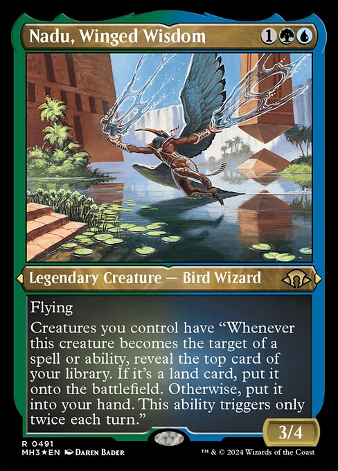 Nadu, Winged Wisdom - Modern Horizons 3 Rare Card