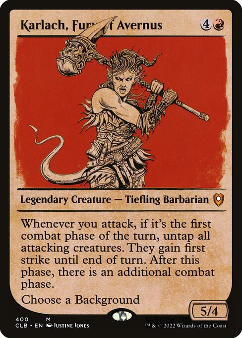 Karlach, Fury of Avernus - Commander Legends: Battle for Baldur's Gate Mythic Card