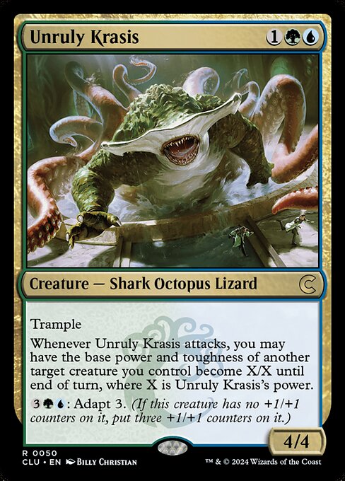 Unruly Krasis - Ravnica: Clue Edition Rare Card