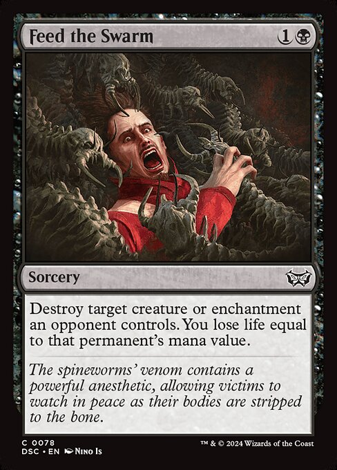 Feed the Swarm - Duskmourn: House of Horror Commander Common Card