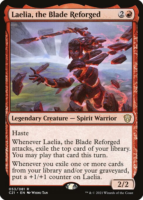Laelia, the Blade Reforged - Commander 2021 Rare Card