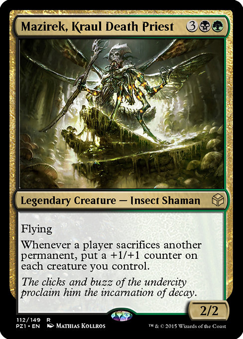 Mazirek, Kraul Death Priest - Legendary Cube Prize Pack Rare Card