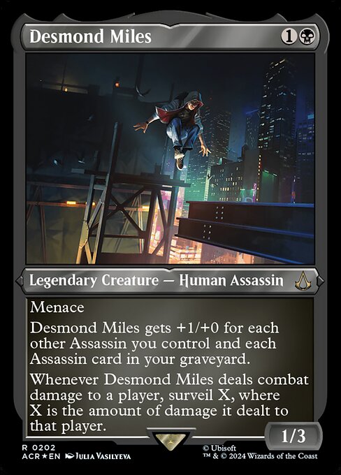 Desmond Miles - Assassin's Creed Rare Card