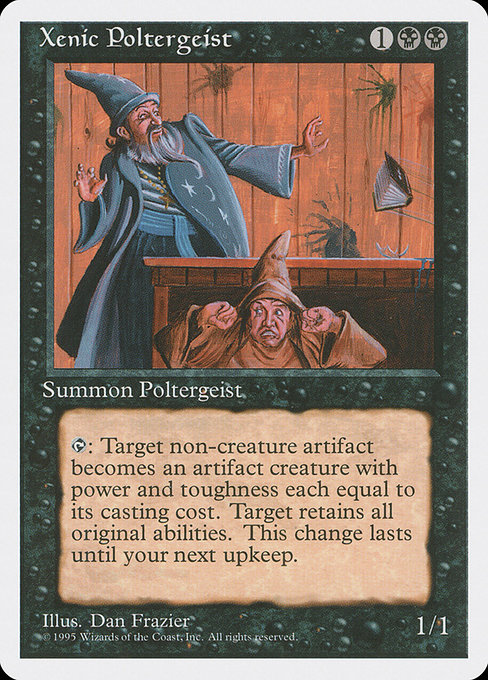 Xenic Poltergeist - Fourth Edition Rare Card
