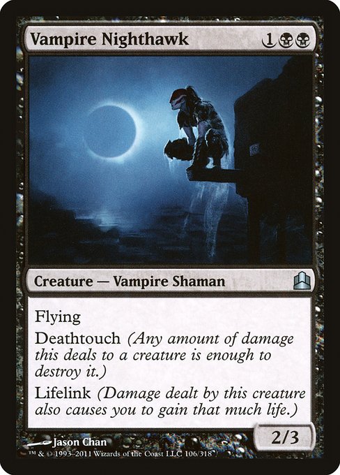 Vampire Nighthawk - Commander 2011 Uncommon Card