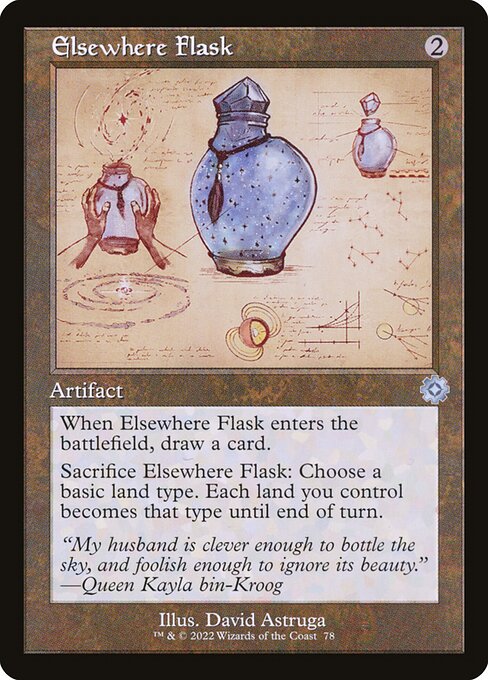 Elsewhere Flask - The Brothers' War Retro Artifacts Uncommon Card