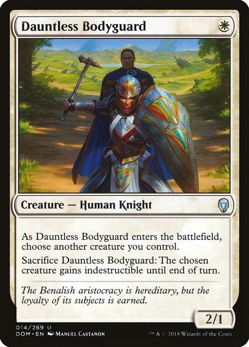 Dauntless Bodyguard - Dominaria Uncommon Card