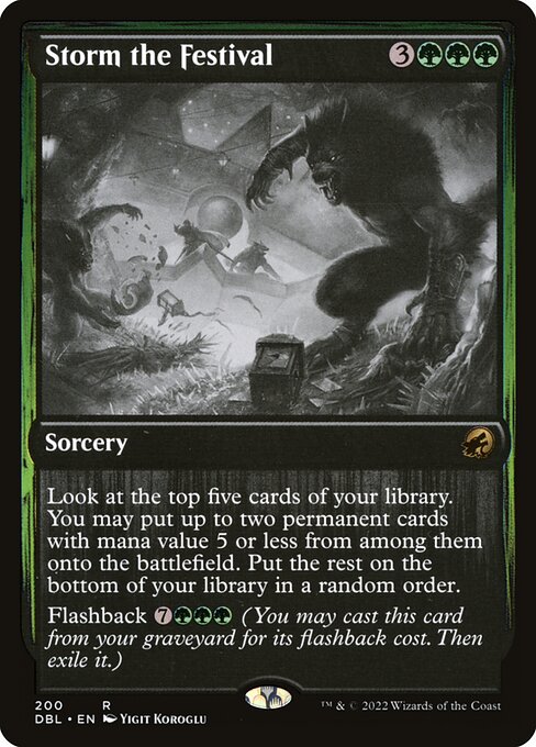 Storm the Festival - Innistrad: Double Feature Rare Card
