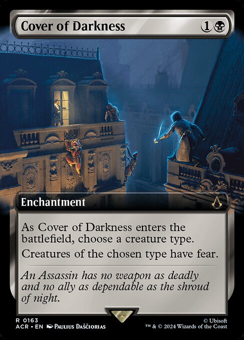 Cover of Darkness - Assassin's Creed Rare Card