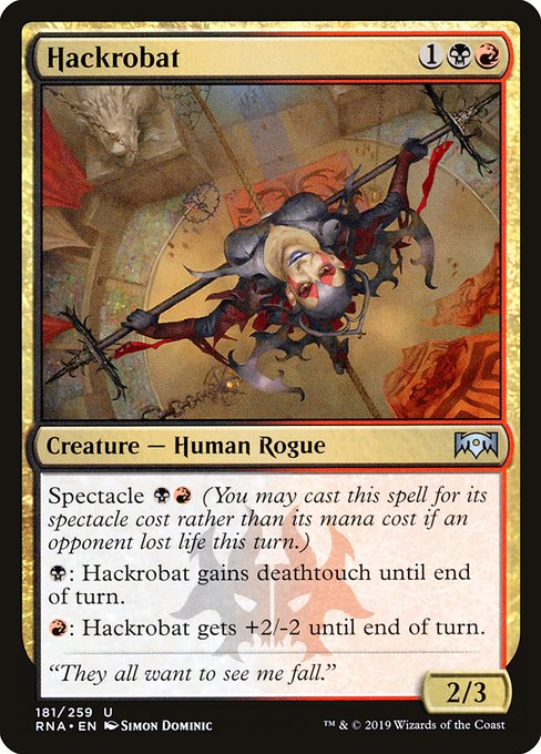 Hackrobat - Ravnica Allegiance Uncommon Card