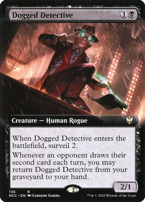 Dogged Detective - New Capenna Commander Rare Card