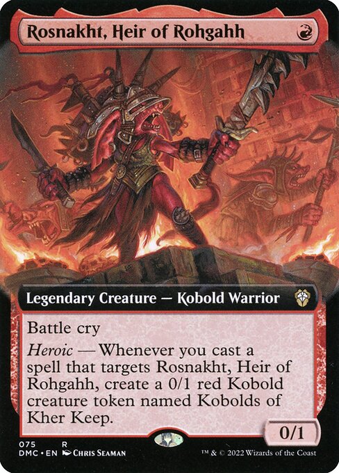 Rosnakht, Heir of Rohgahh - Dominaria United Commander Rare Card