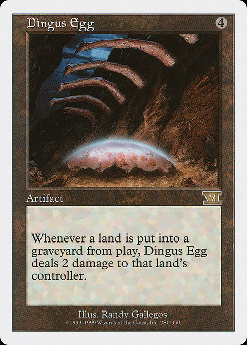 Dingus Egg - Classic Sixth Edition Rare Card