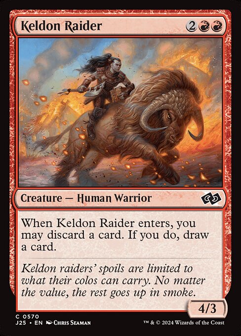 Keldon Raider - Foundations Jumpstart Common Card