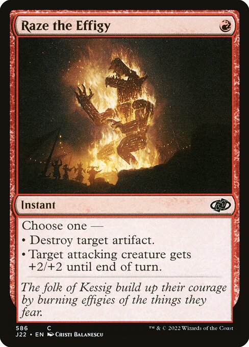 Raze the Effigy - Jumpstart 2022 Common Card