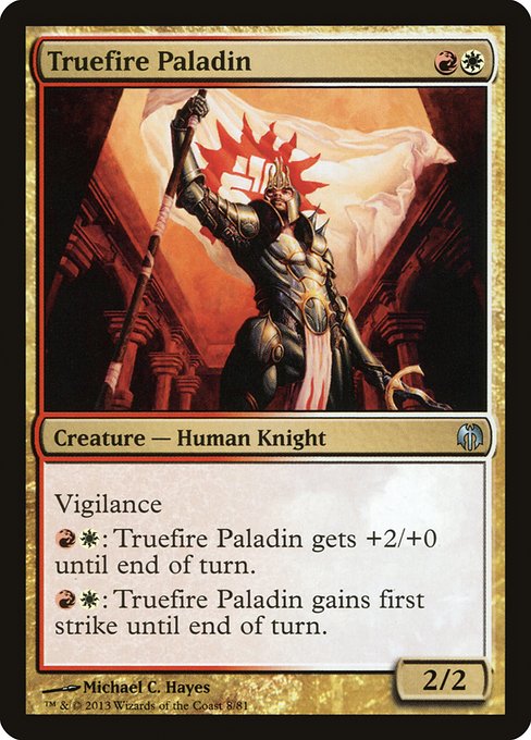 Truefire Paladin - Duel Decks: Heroes vs. Monsters Uncommon Card
