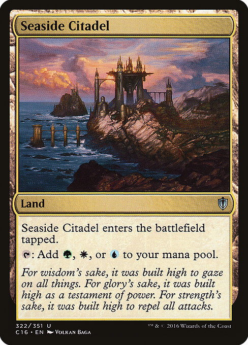 Seaside Citadel - Commander 2016 Uncommon Card