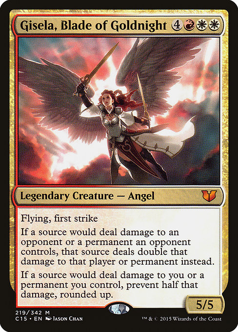 Gisela, Blade of Goldnight - Commander 2015 Mythic Card