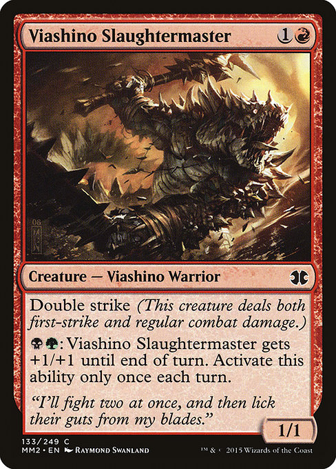 Viashino Slaughtermaster - Modern Masters 2015 Common Card