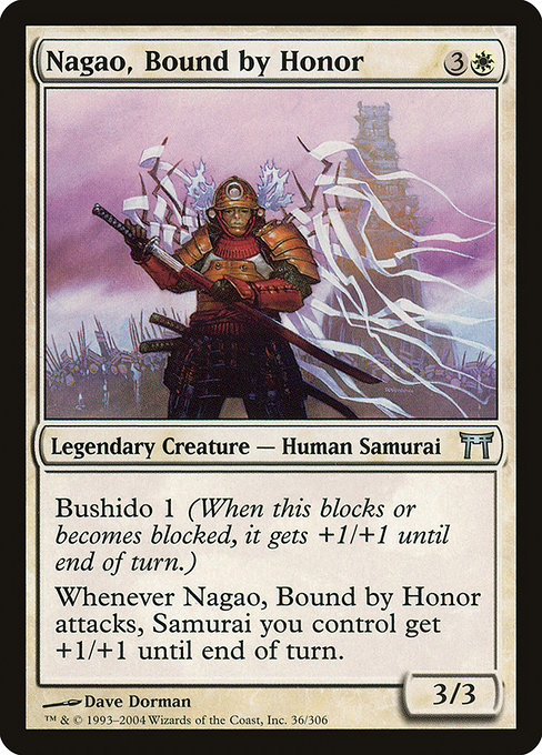Nagao, Bound by Honor - Champions of Kamigawa Uncommon Card