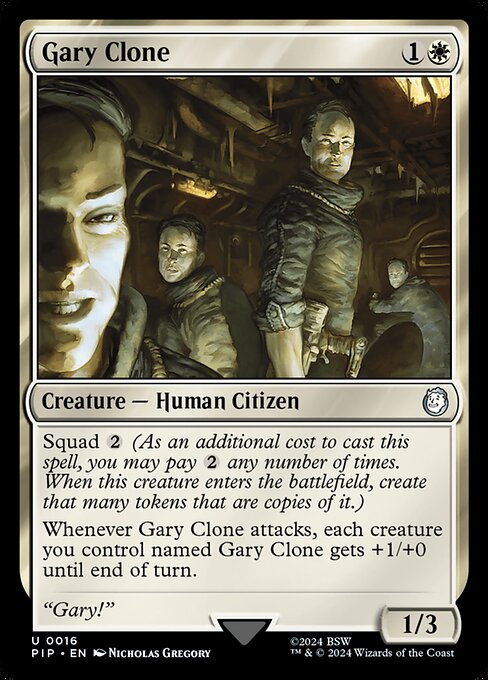 Gary Clone - Fallout Uncommon Card
