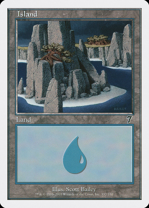 Island - Seventh Edition Common Card
